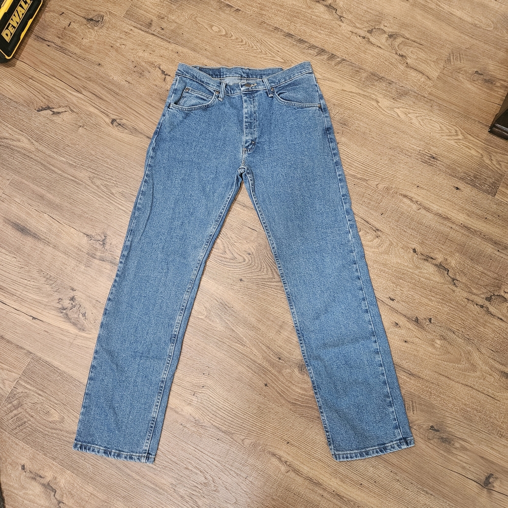 Wrangler Men's Straight Leg Blue Jeans